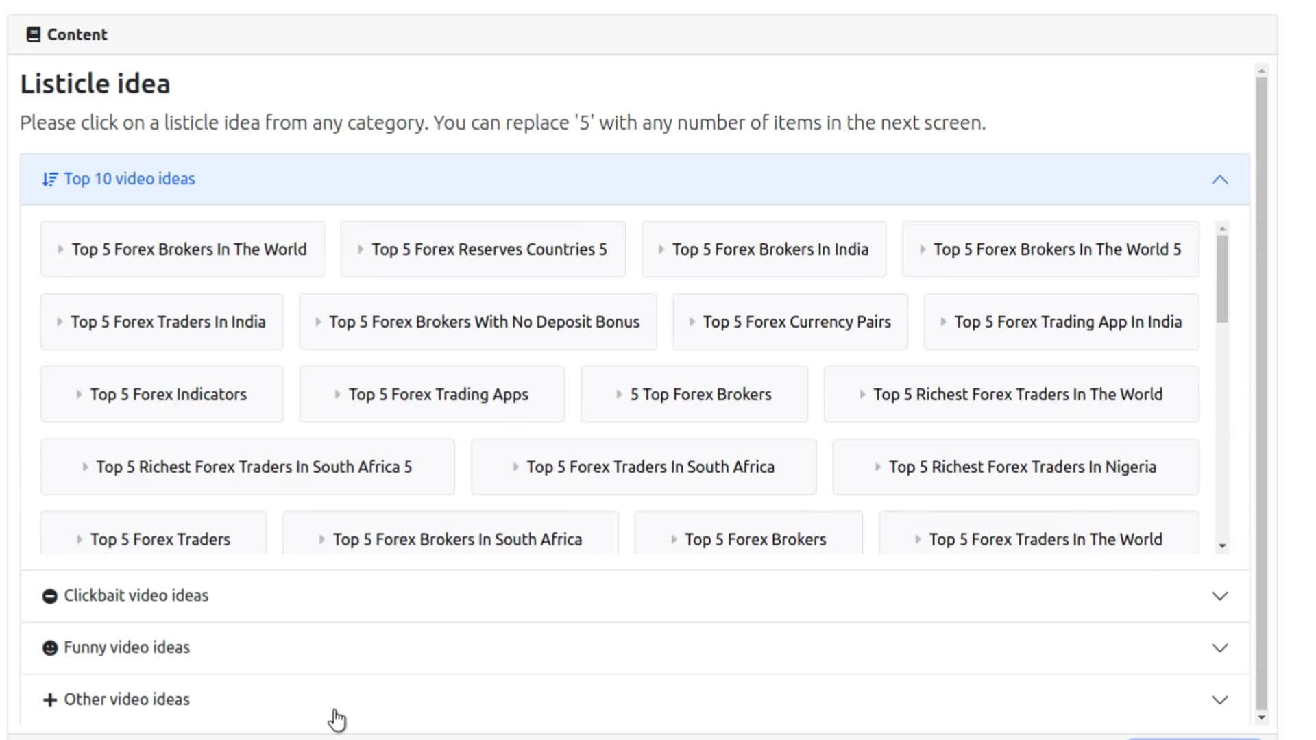Listicle or top 10 videos | Article to video maker Listicle or top 10 videos | Article to video maker
